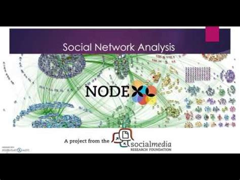 NodeXL Tutorial - YouTube