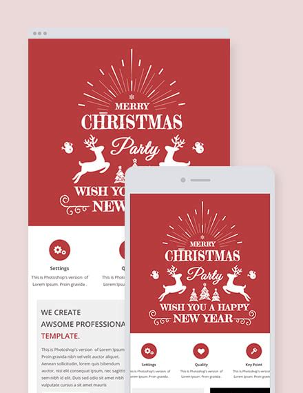 Free Christmas Email Template For Your Needs