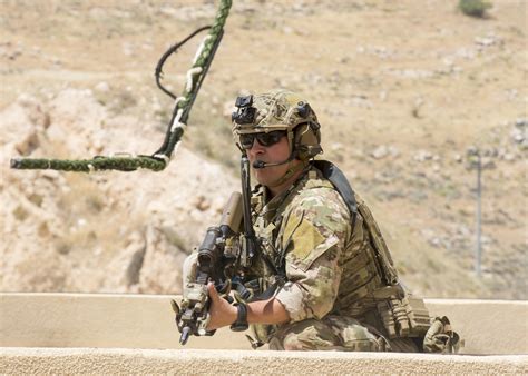 A member of the Air Force Special Operations, assigned to the 23rd Special Tactics Squadron ...