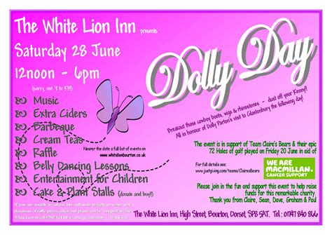 dolly day « The White Lion Inn Bourton