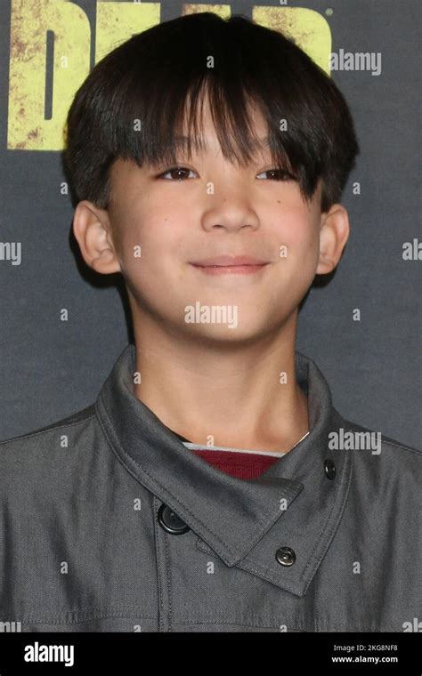 LOS ANGELES - NOV 20: Kien Michael Spiller at The Walking Dead Finale at Orpheum Theatre on ...