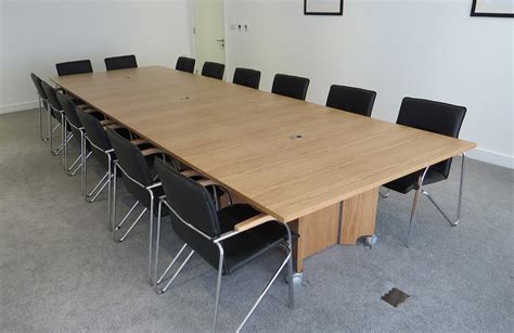 Folding Conference Table on Wheels - Fusion Executive Furniture