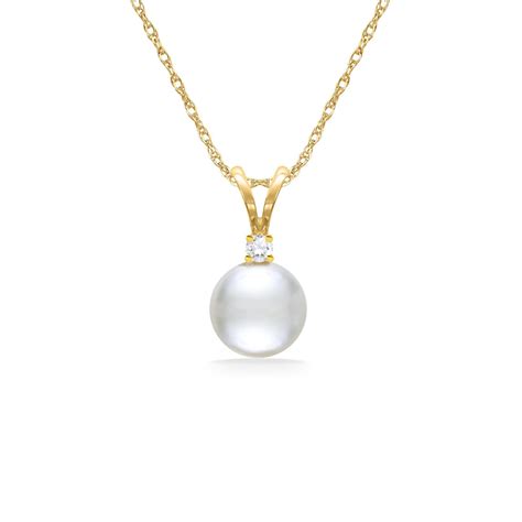 White Akoya Pearl Pendant – Na Hoku