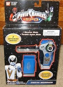 Amazon.com: Power Rangers SPD Electronic Omega Morpher: Toys & Games