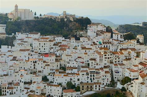 Casares, Spain; a lovely white village with a castle of Arab origins