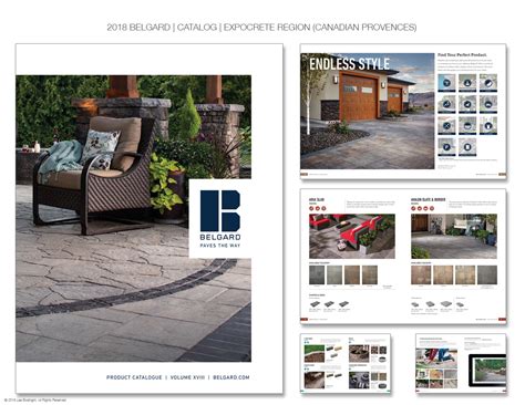 2018 Belgard Product Catalog | Expocrete (Canada) on Behance