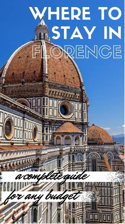 Where to stay in Florence. Best part and accommodation for any budget