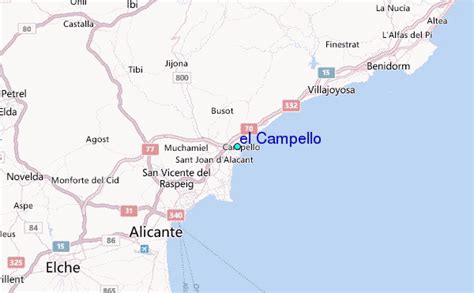 el Campello Tide Station Location Guide