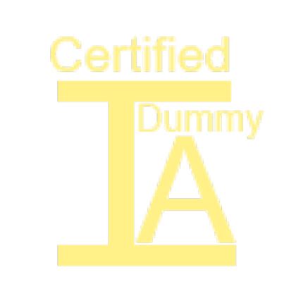 certified item asylum dummy t shirt (decal)