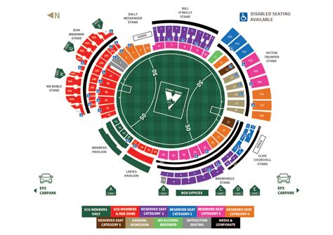 Sydney Cricket Ground Seating Map - Ireland Map