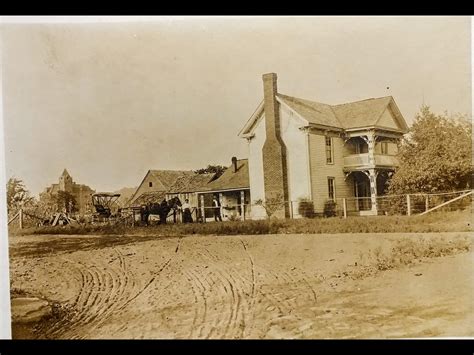 Jimmy Gaither's house in Quitman. Notice the old Quitman College ...