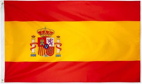 Large Spain Spanish Flag Heavy Duty Outdoor ES 90x150cm - 3x5ft ...