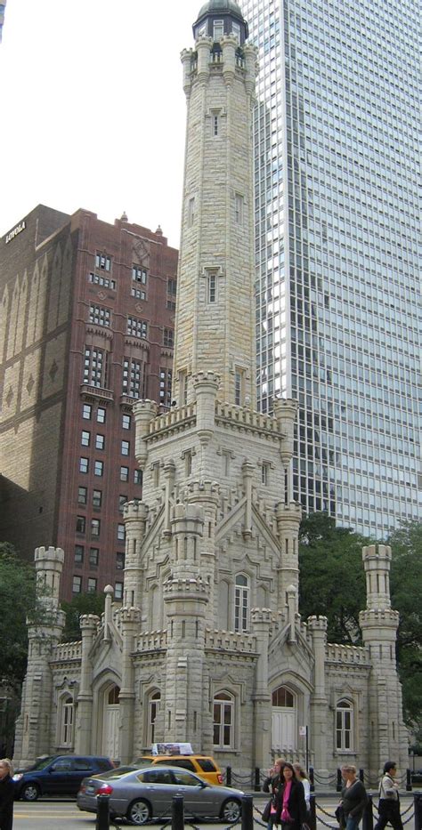 Chilaga Chicago Illinois Old Water Tower (second oldest water tower in USA) official date of ...