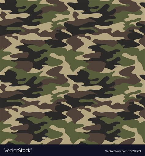 Camouflage pattern background seamless Royalty Free Vector