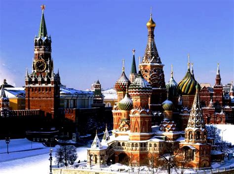 Images Saint Basil's Cathedral Winter view of St. Basil's Cathedral 8301