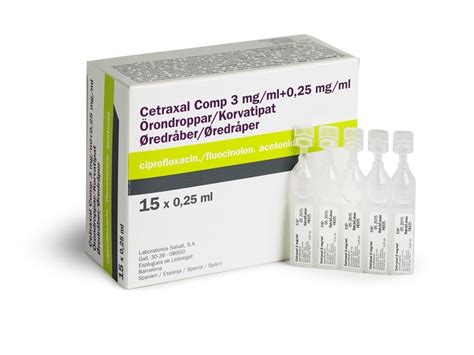 Cetraxal Comp® 3 mg/ml + 0.25 mg/ml ear drops solution – POA Pharma