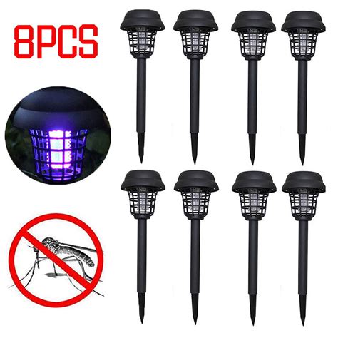 Solar Bug Zapper Outdoor Waterproof ,Solar Lights Outdoor Garden,LED Solar Mosquito Zapper ...