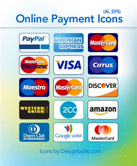 Free New Credit Card & Online Payment Method Icons | PNGs & Vector File