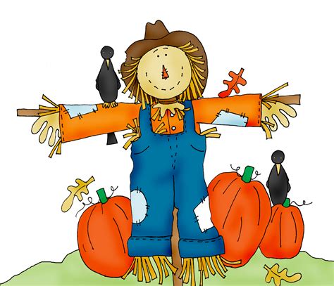 Scarecrow Free Halloween Pumpkin Patch Clipart