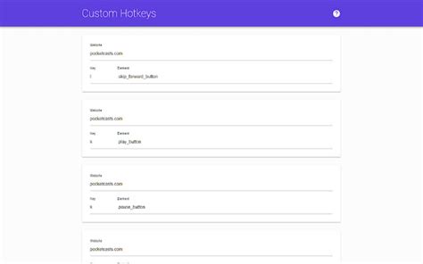 Custom Hotkeys for Google Chrome - Extension Download