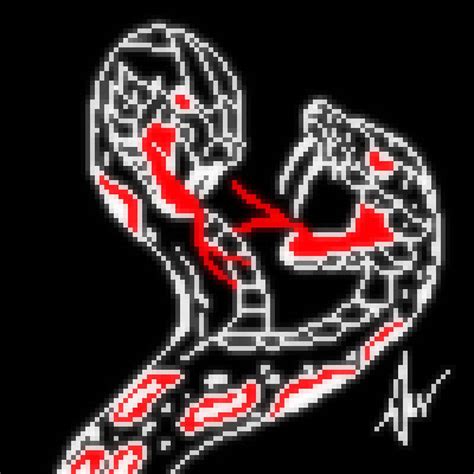 Two Headed Snake Pixel Art by PersanAndre on DeviantArt