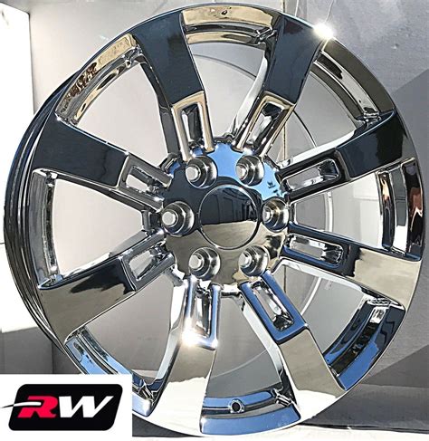 20 inch Chevy Tahoe Factory Style Denali Wheels CK375 Chrome Rims 6x139.7 +31