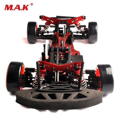 1/10 alum. aleación + 4wd RC drift coche en carretera/4wd 1:10 drift rc car Racing Carbon Fibra ...