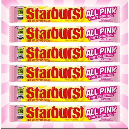 Starburst All Pink Candy, 2.07 Oz - Walmart.com