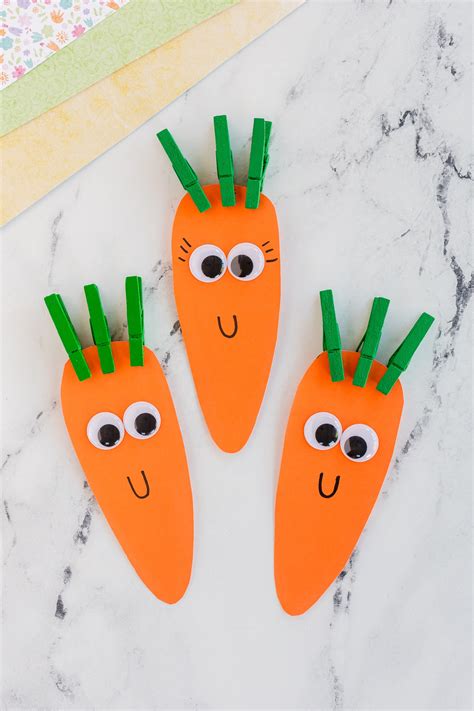 Clothespin Carrot Craft - Made To Be A Momma