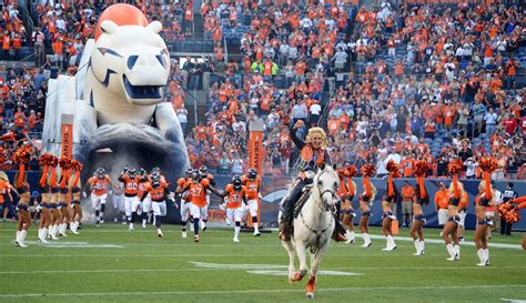 Behind The Stall Door With: Thunder, The Denver Broncos Mascot - The ...