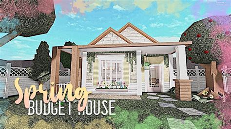 Bloxburg: Spring tiny budget house:･ﾟ 🌈 - YouTube