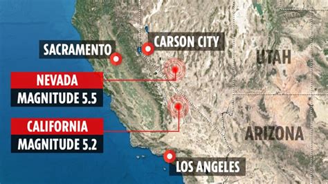 2 Earthquakes In California & Nevada Within Seconds - Signs Of The Last ...