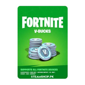 Buy Fortnite V-Bucks Gift Cards in Pakistan - STEAMSHOP