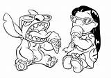 Lilo And Stitch coloring Pages For Children  Kids sketch template