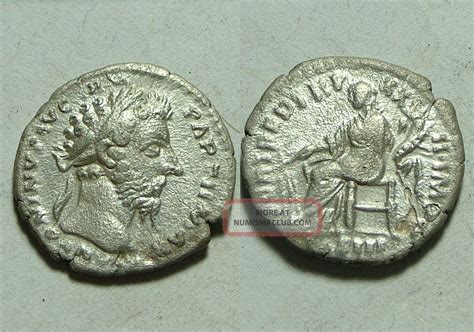 Rare Ancient Roman Silver Coin Marcus Aurelius Denarius