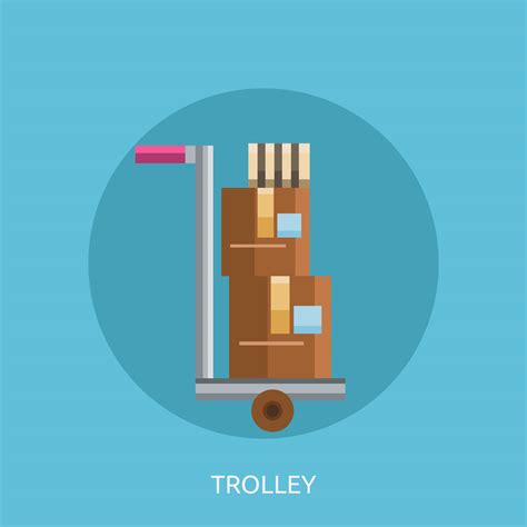 Trolley Conceptual illustration Design 436868 Vector Art at Vecteezy