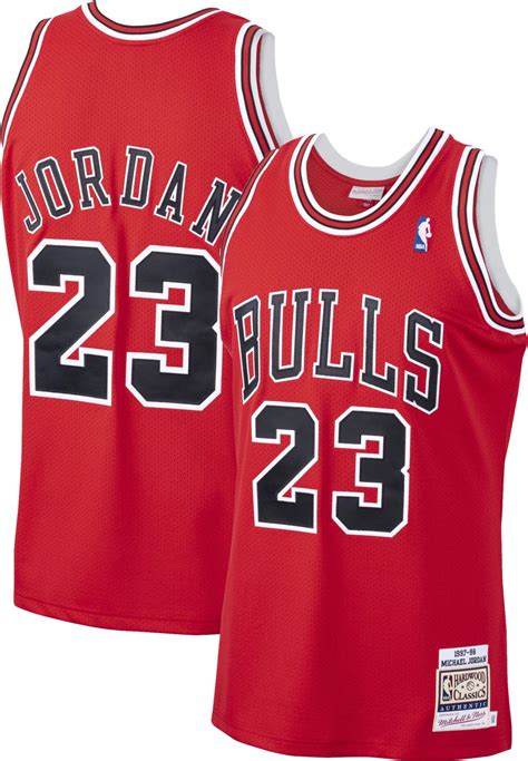 Mitchell & Ness Chicago Bulls Michael Jordan #23 Authentic 1997-98 Red ...