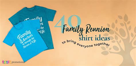 40 family reunion shirt ideas to bring everyone together | Totally Inspired