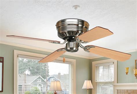 Hugger Ceiling Fan in Brushed Nickel | Dan's Fan City© | Ceiling Fans, Fan Parts & Accessories