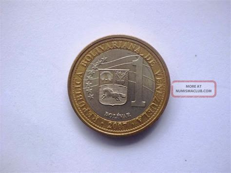 Venezuela Coin 1 Bolivar 2007