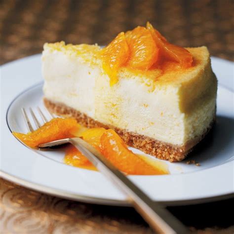 Baked Orange Cheesecake with Caramelised Oranges Recipe