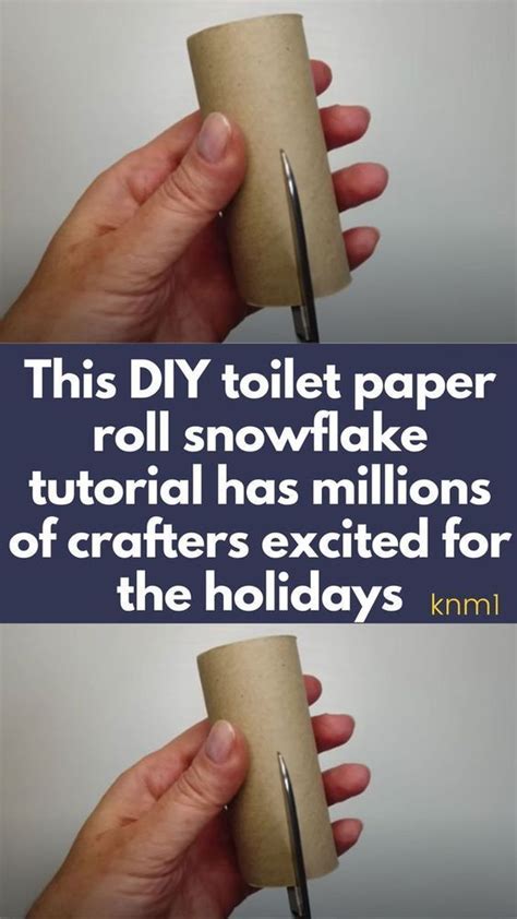 This DIY toilet paper roll snowflake tutorial has millions of crafters ...