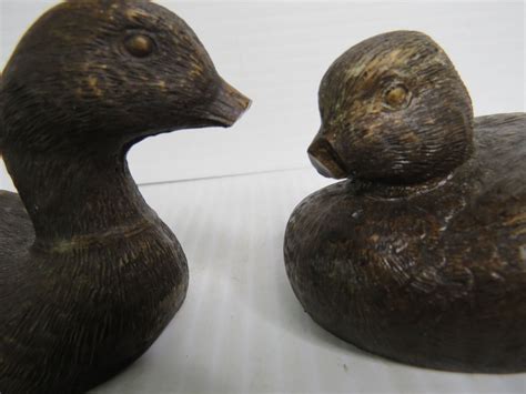 Ducks Unlimited Statues (both small ones are broken) - Bodnarus Auctioneering