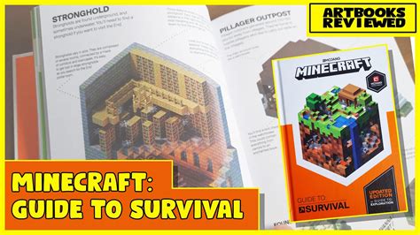 Minecraft Guide to Survival hardcover game guidebook review video #minecraft - YouTube