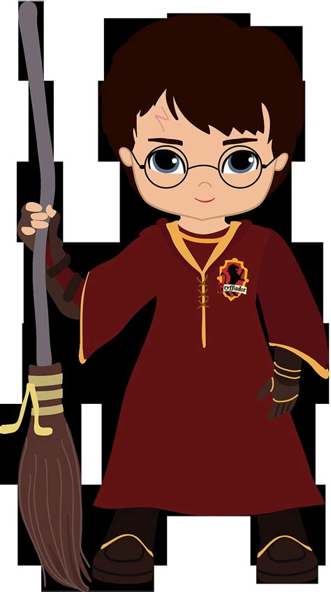 Harry Potter Clipart Png, Clip Art, Cute Harry Potter Cartoon fondo de ...