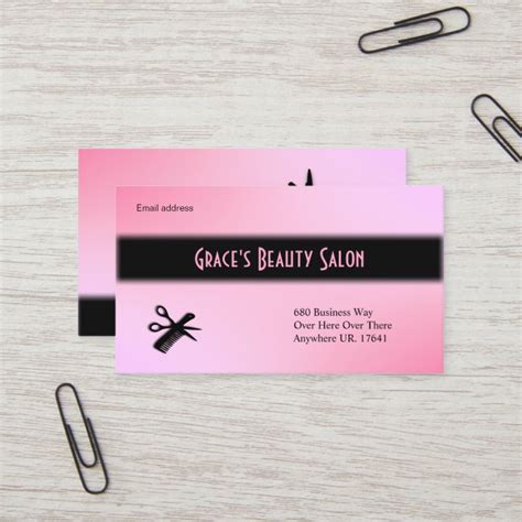 Beautician Business Card | Zazzle.com