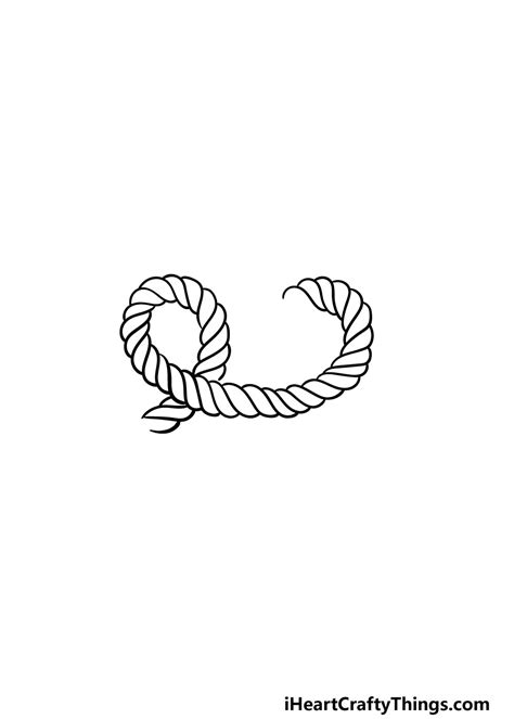 How to draw rope step by step - passaflat