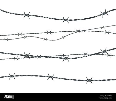 barbed wire vector illustration design Stock Vector Image & Art - Alamy