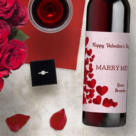 Marriage proposal idea; custom wine label - Marry Me! #marriageproposalidea #winelabels ...