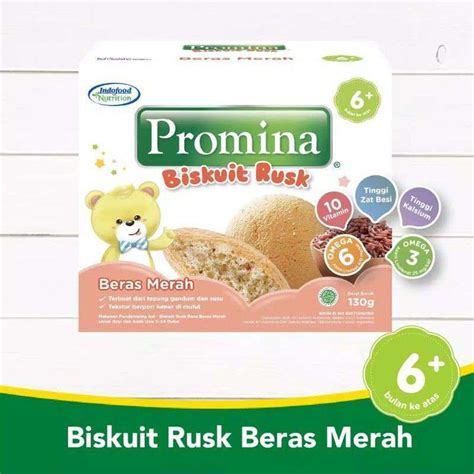 Jual Promina Biskuit Rusk 130 gram | Promina Biscuit ARROWROOT Biskuit Snack Bayi Boss mpasi ...